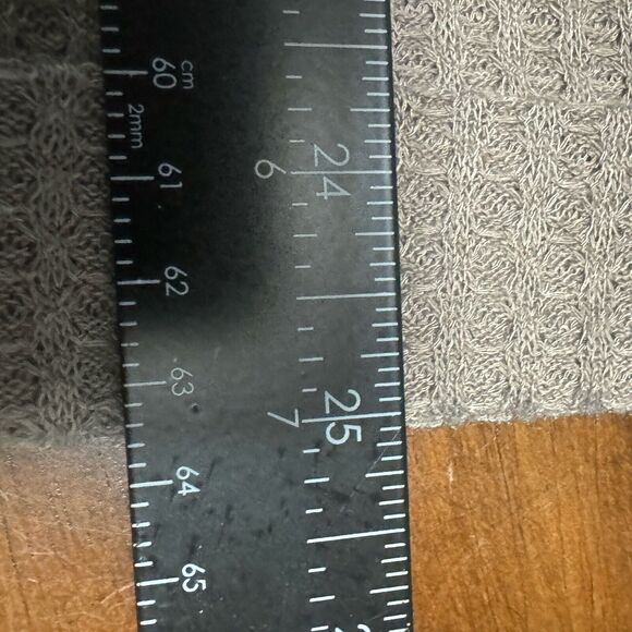 Mittoshop Cardigan Womens S/M Brown Button Front Long Sleeve Side Slit - Picture 15 of 16